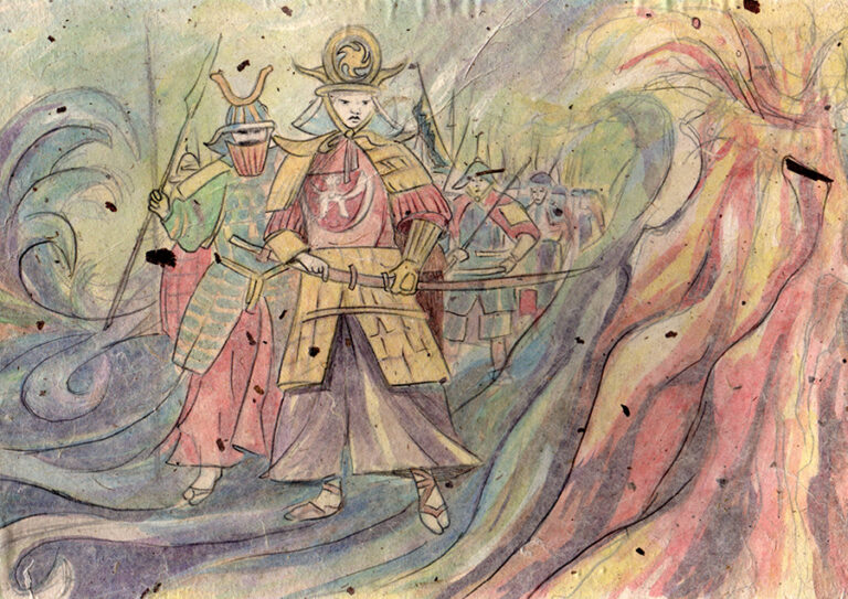 die Kaiserin Jowka, 2003, Aquarell auf Papier